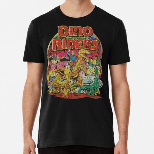 Remera Dino-riders La Aventura Comienza 1988 Algodon Premium