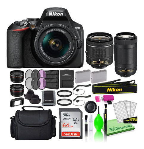 D3500 24mp Dslr Camera With Nikkor 18-55mm Negro