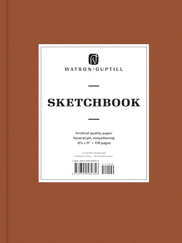 Libro: Large Sketchbook (chestnut Brown) (watson-guptill