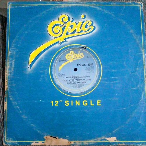 Vinilo 12 Single Billie Jean - Michael Jackson Vg+ Uk Edición Limitada