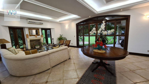 Mansão Com 5 Suítes À Venda Em Condomínio Fechado No Guarujá/sp , 2000 M² Por R$ 6.500.000 - Jardim Acapulco - Guarujá/sp - Ca0043