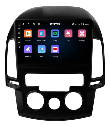 Multimidia Hyundai I30 Analogico Android 14 64gb Carplay 9p