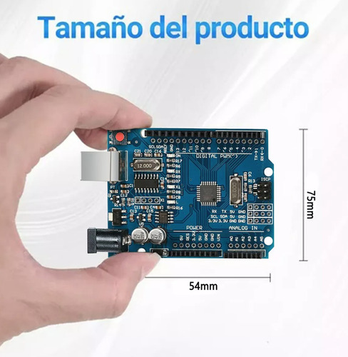Uno R3 Smd Con Cable Usb Compatible Con Ide Arduino