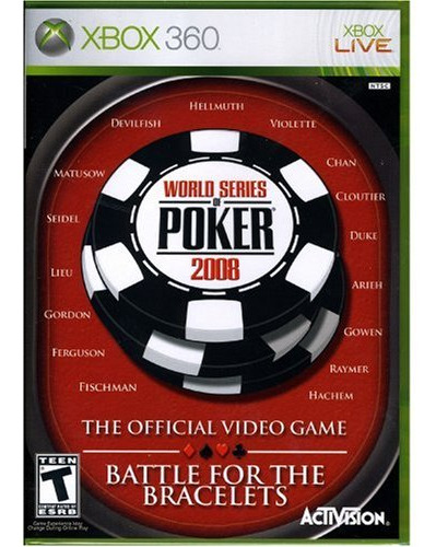  Wsop 2008: Batalla Brazaletes - Xbox 360 