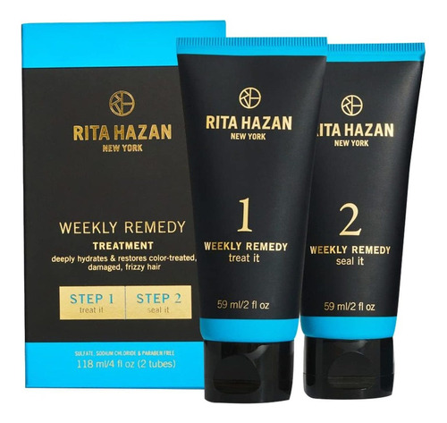 Rita Hazan  Kit De Crema Hidratante Y Reparador De Dos P.