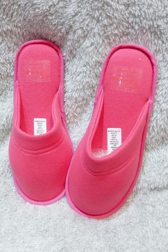 Imagen 3 de 4 de Pantuflas Chinelas Algodón Suela Inyectadas Poema Intimo