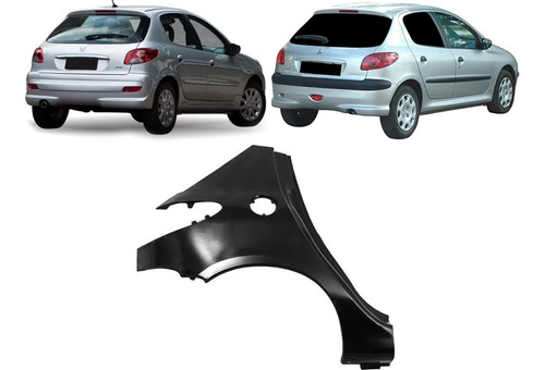 Guardabarro Trasero Peugeot 207 (5 Puertas) Derecho