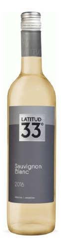 Vino Latitud 33 Sauvignon Blanc Blanco 750ml Botella