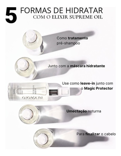 Kit Óleo Capilar Elixir + Leave-in Protetor Térmico Ojoaquim
