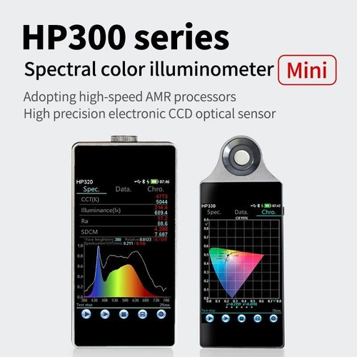 Espectrómetro Portátil Iluminómetro Medidor De Color