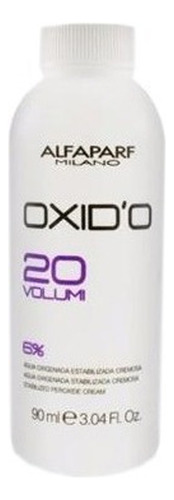 Agua Oxigenada Alfaparf Crema Oxidante 10-20-30-40 Vol 90 Ml