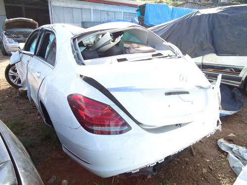 Imagem 5 de 13 de Sucata Mercedes Benz C 180 2015 1.6 Turbo 4 Cc Retirada Peça