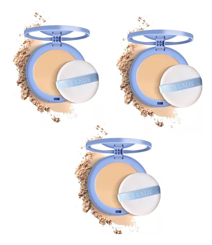 Polvo Acabado De Maquillaje Oil Control Face Powder Matte *3