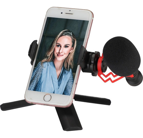 Imagen 1 de 10 de Mini Tripode Selfie Stick + Soporte Smartphone Phottix Mt-1