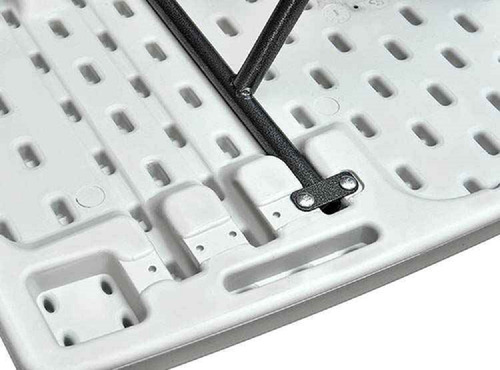 Mesa Plegable 180 Cm Maleta Multiuso Blanco