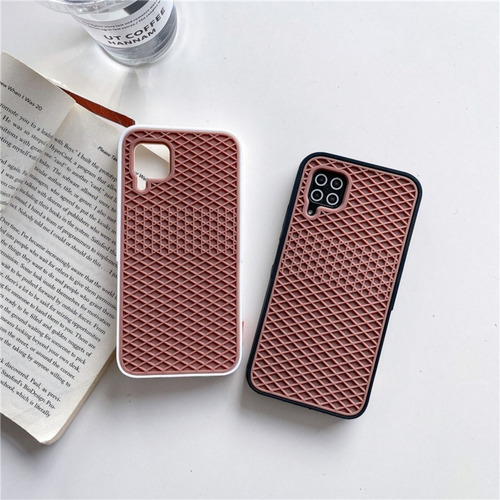 Funda De Silicona Waffle For Huawei P40 Enjoy 10se Honor 20