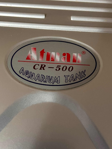 Pecera Atman Mod Cr-500 C/luz, Aireador Y Termocalentador (Usado)
