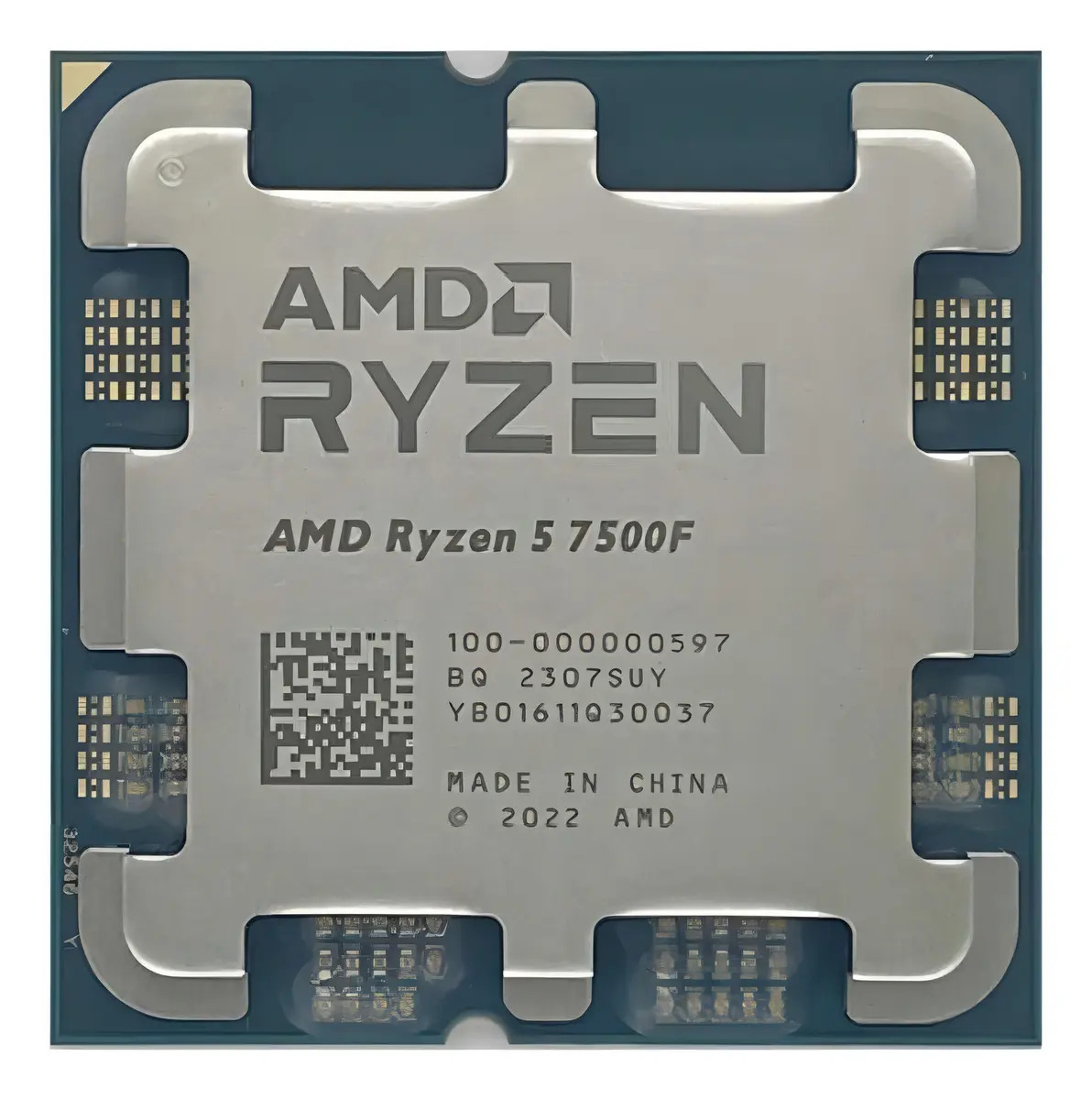 Processador Ryzen 5 7500F 6/12 3.7-5.0Ghz Max L3=32M TDP 65W