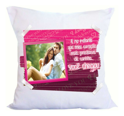 Almofada Personalizada Dia Dos Namorados Com Sua Foto