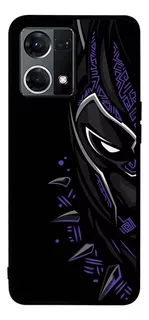 Funda Protector Para Oppo Reno 7 Black Panther