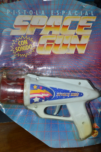 Juguete Antiguo Pistola Espacial Space Gun Doll Toys Rojo