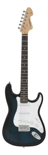 Guitarra elétrica Vogga VCG601N stratocaster de  madeira afiada 2016 azul sunburst com diapasão de pau-rosa