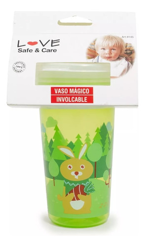 Vaso Con Tapa Para Bebes Magico Involcable 360º X2 Unid