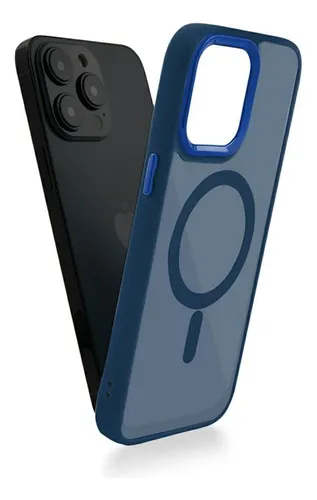 Funda Case Protección Con Magsafe Para Iphone 11/12/13/14/15 Azul Iphone 11 Lisa
