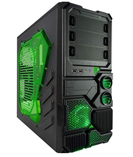 Apevia X-sniper2-gn Atx Mid Tower Gaming Estuche Con Gran