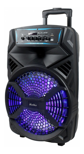 Parlante Kolke Neptune KPB-496 portátil con bluetooth negro