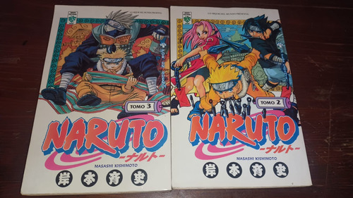Naruto Tomo 2 Y 3 Manga Editorial Vid Masashi Kishimoto