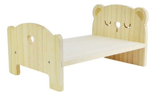 Mini Muebles Para Casa De Muñecas, Cama De Oso Durmiente