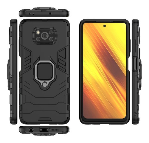 Funda Xiaomi Poco X3 Pro Nfc + Vidrio Temp Pantalla, Cámara 