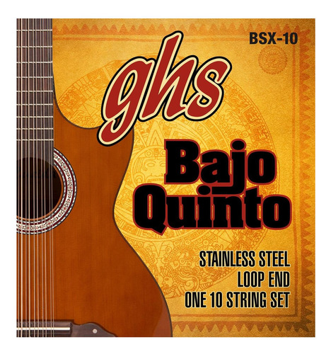 Cuerdas Ghs Ghs Acero Inoxidable Bajo Quinto Strings-loop