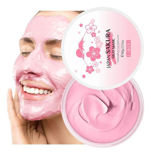 Mascarilla Facial De Barro Con Extracto De Sakura Laikou