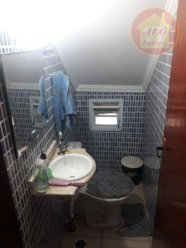 Imagem 25 de 30 de Sobrado Com 2 Dormitórios À Venda, 85 M² Por R$ 380.000,00 - Vila Tupi - Praia Grande/sp - So0735
