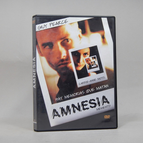 Dvd  Amnesia Memento Guy Pearce Carrie Anne Moss Ll4