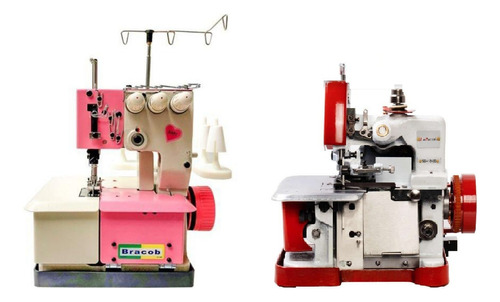 Colareti 3agulhas+overlock Semi Industrias Motor Acoplado 110v