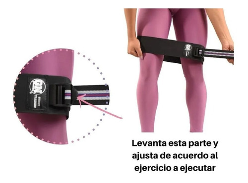 Banda Sport De Resistencia Ajustable Para Glúteos Y Piernas.