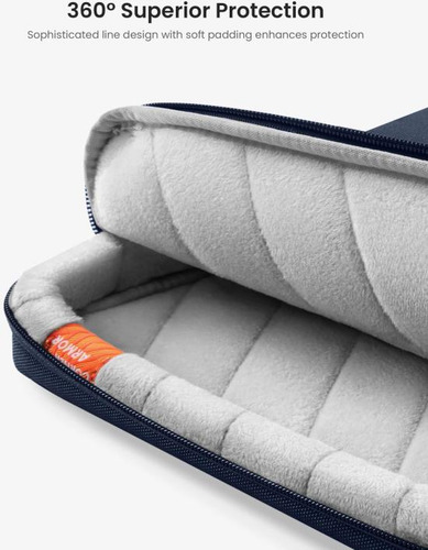 Bolso De Hombro Tomtoc 360° Protección Premium Para Portátil