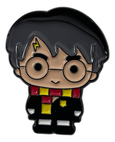 Pin Botton Broche Harry Potter Hp Preto