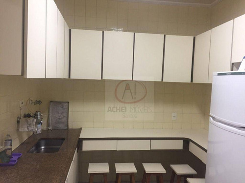 Imagem 17 de 30 de Apartamento Com 1 Dormitório À Venda, 68 M² Por R$ 375.000,00 - Boqueirão - Santos/sp - Ap10652