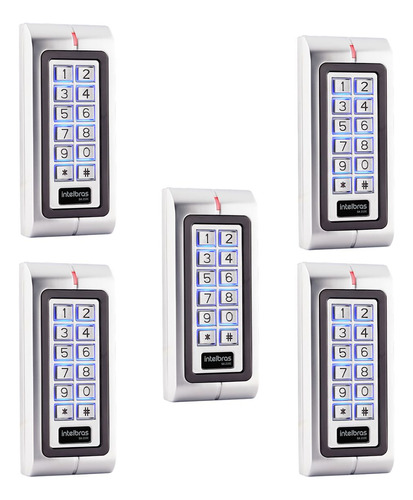 5 Unid Controle Acesso Externo Intelbras Sa 210e Stand Alone