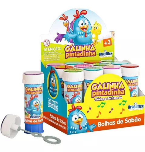 Bolha De Sabao Galinha Pintadinha 60ml C/jogo (2790847000550