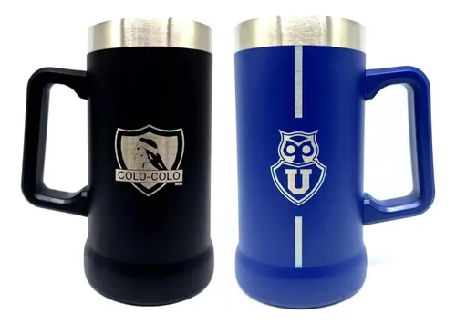 Mug Shopero Vaso Térmico 750ml Colo Colo / U De Chile