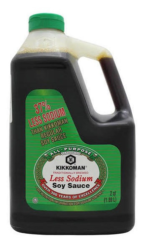 Salsa De Soya Kikkoman 1.89 L Baja En Sodio 