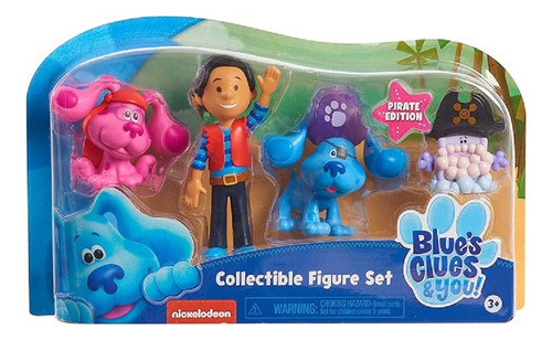 Pistas De Blue Set De 4 Figuras Edicion Pirata (49717)