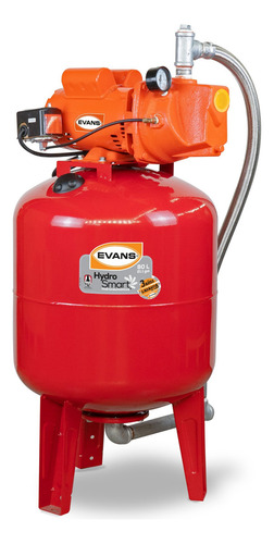 Equipo Hidroneumático Evans Bomba Jet 1hp 80l Vert 110/220v