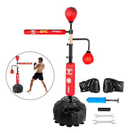 Spinning Bar Boxing Fitness Punch Adjustable Freestandin Zzi