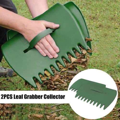 El Colector Portátil Leaf Pair Agarra Hojas Para Limpiar El